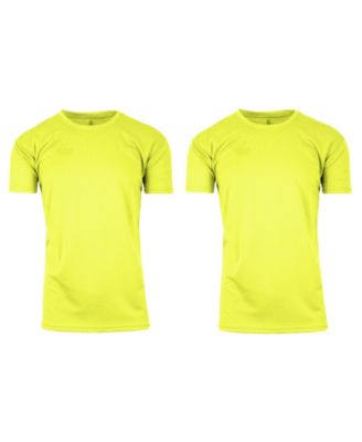 Men's Short Sleeve Moisture-Wicking Quick Dry Performance Crew Neck Tee -2 Pack