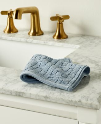 Sculpted Chain-Link Wash Towel, 13" x 13", Exclusively at Macy’s