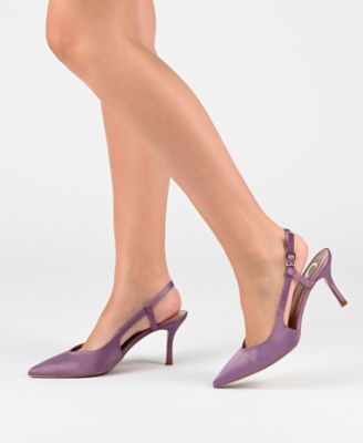 Women's Knightly Satin Slingback Pumps