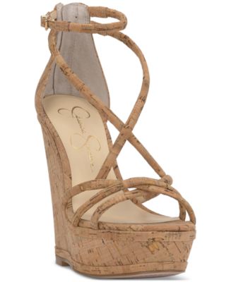 Jessica Simpson Women's Olype Strappy Wedge Sandals Macy's