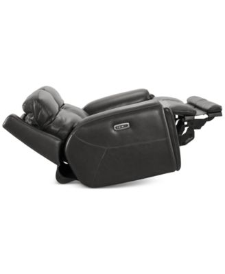 Varsani 67" Zero Gravity Leather Loveseat, Created for Macy's