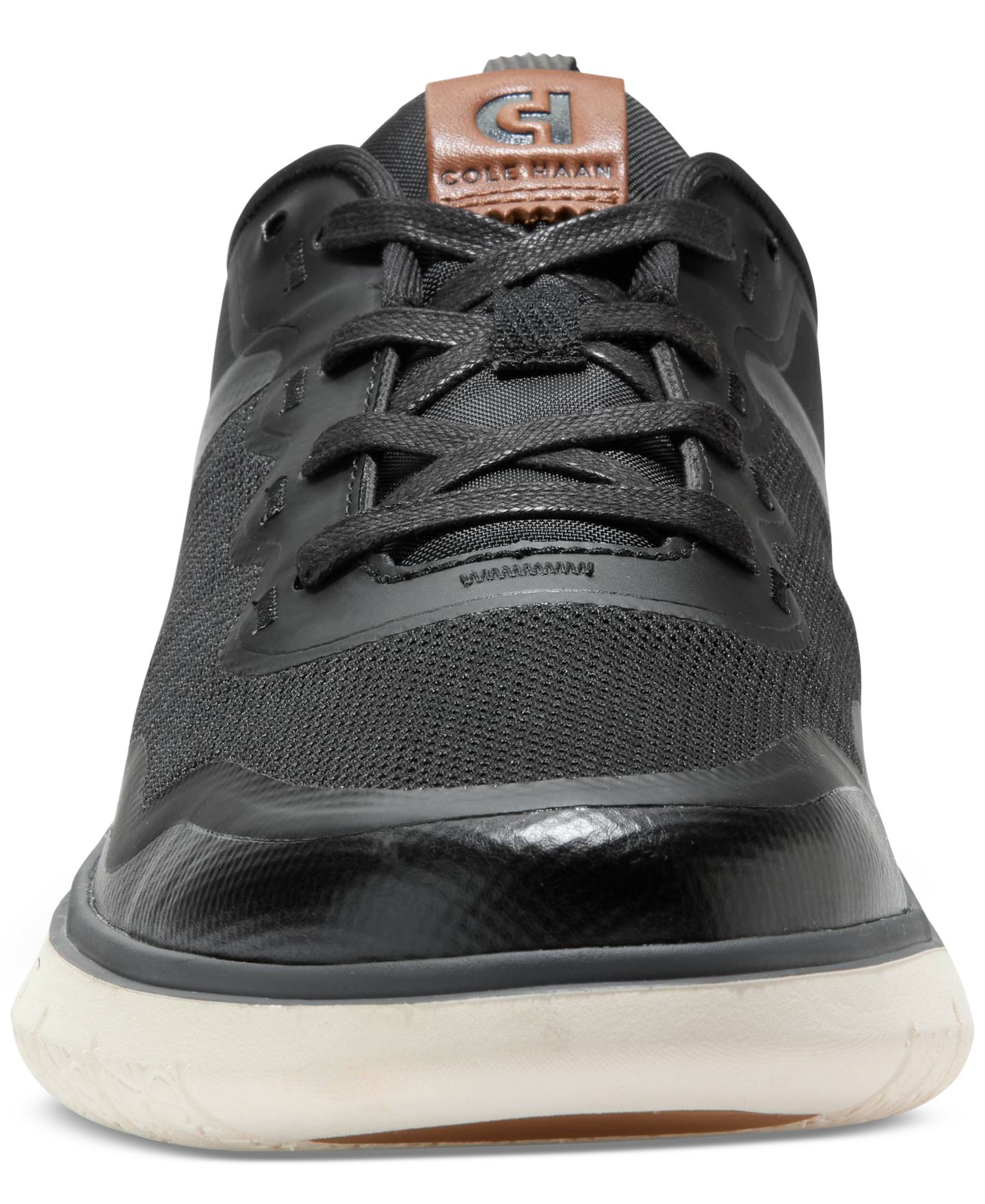 Мужские кроссовки Cole Haan Generation ZERØGRAND Stitchlite ™ Lace-Up, цвет: Чёрный рыжевато-коричневая слоновая кость — фото 5