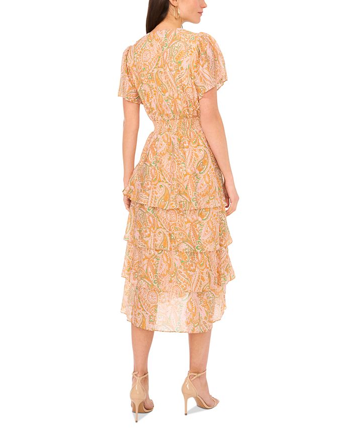 Reddy For Vaca Smocked Waist Printed Dress main image 1