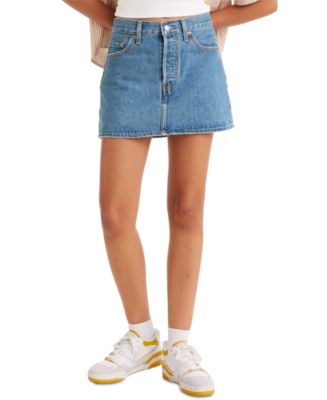 Levi's Women's Icon Cotton Denim Skirt Macy's