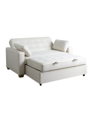 66.5" W Polyester Augustus Full Convertible Sofa
