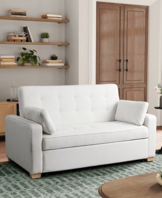 72.6" W Polyester Augustus Queen Convertible Sofa