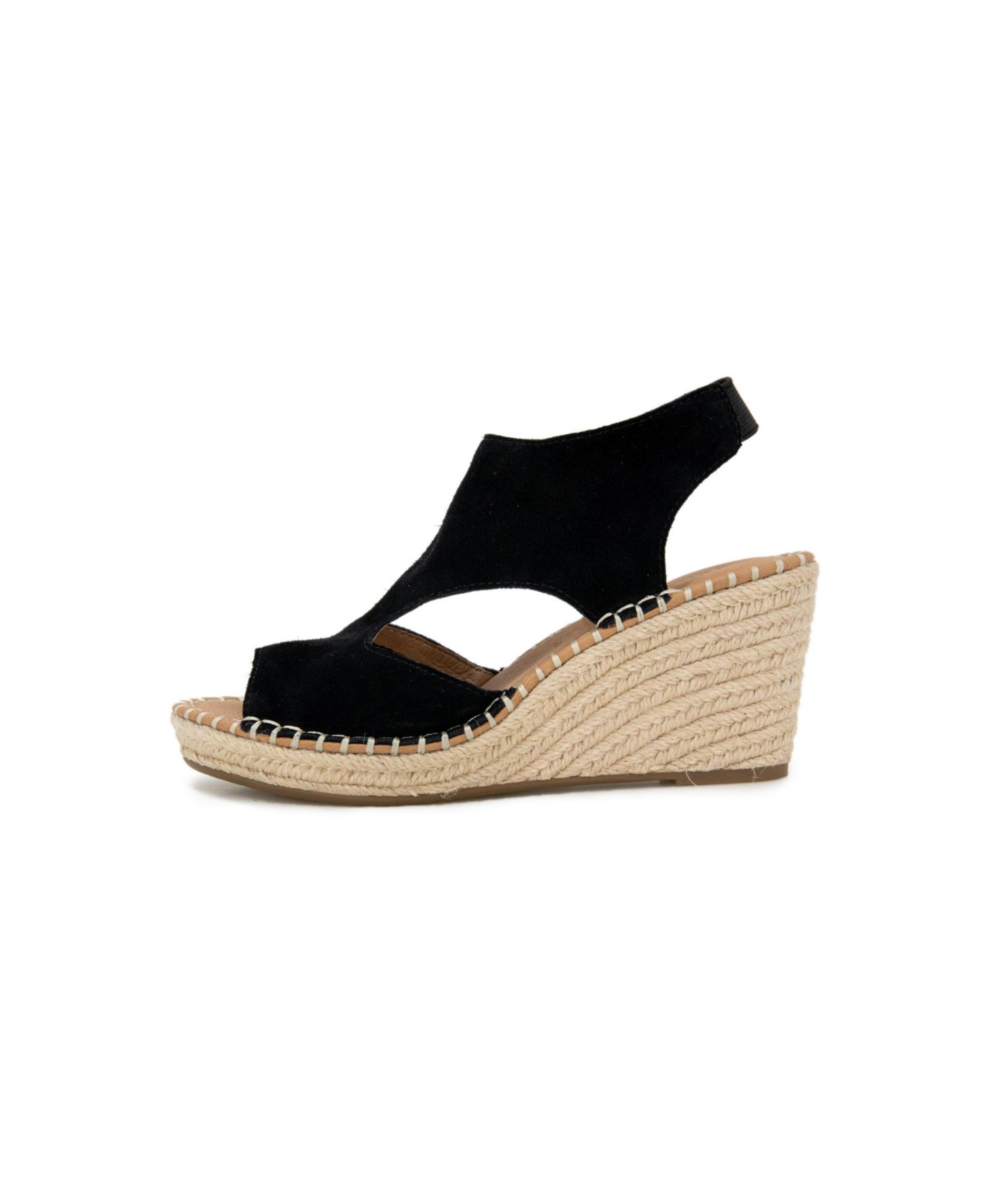 Женские сандалии Gentle Souls Cody Wedge Espadrille, цвет: Тёмный бежевый — фото 13