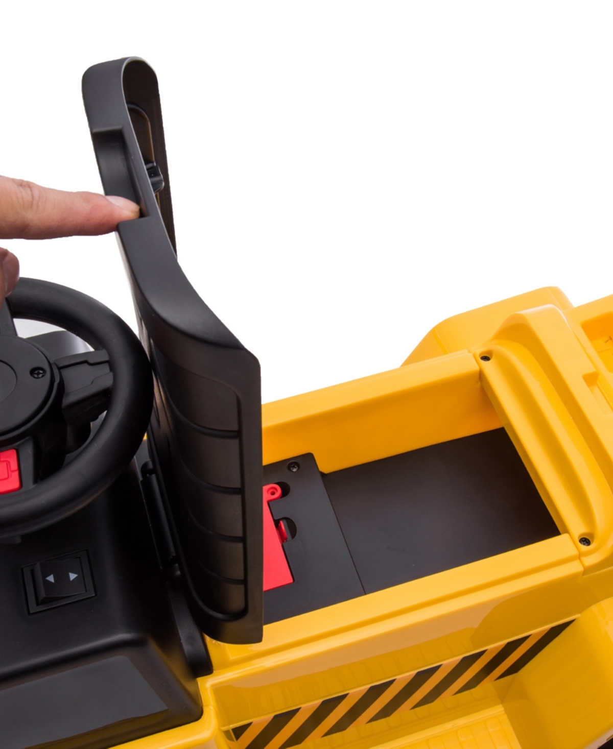 Freddo Cat Dump Truck 6v Ride-on Toy In Yellow