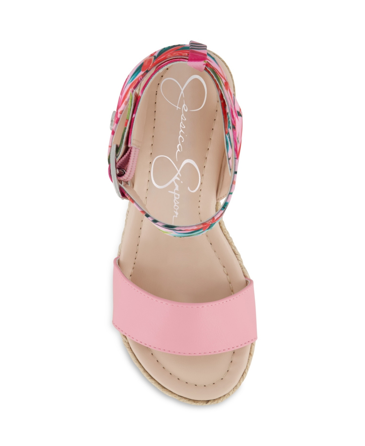 Jessica Simpson Little and Big Girls Asha Cuff Wedge Open Toe Sandals