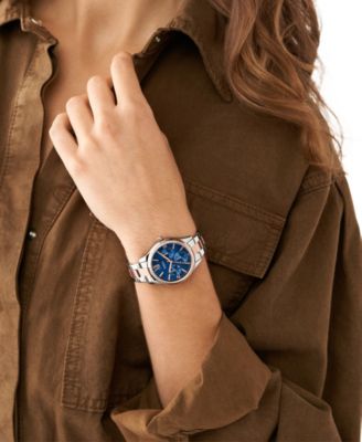 Fossil His and Hers Multifunction Two-Tone Stainless Steel Watch