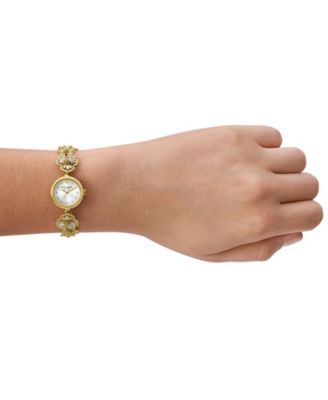 Women's Monroe Three Hand Gold-Tone Stainless Steel Watch 20mm