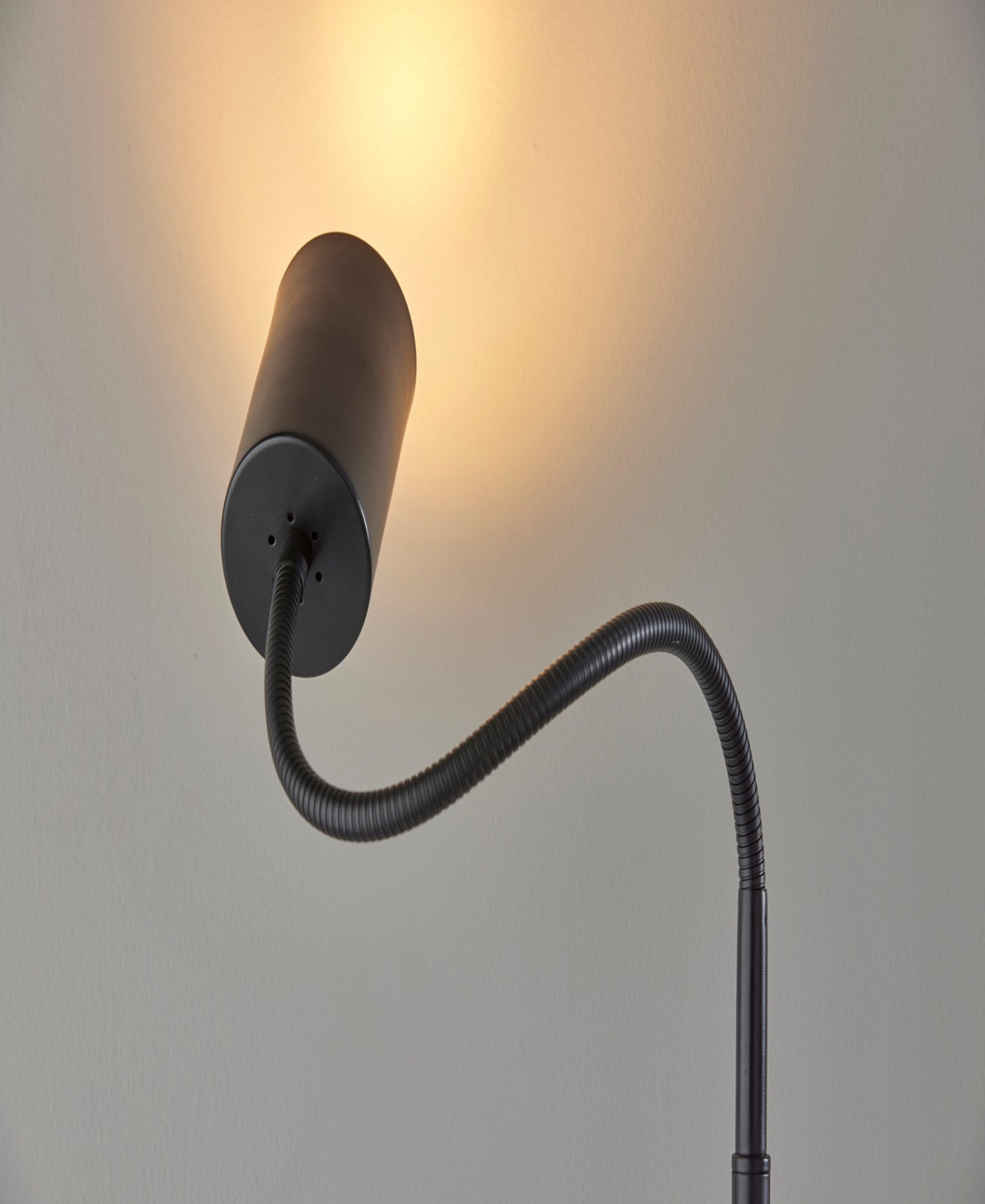 Adesso 59" Rutherford Led Floor Lamp In Black