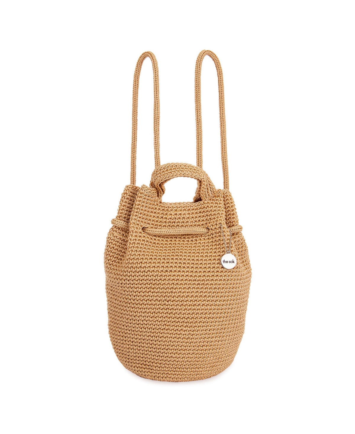 Dylan Crochet Small Backpack - Bamboo