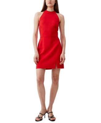 French Connection - Women's Whisper Racer-Neck Mini Dress