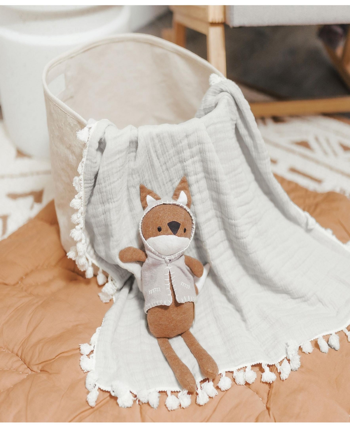 CRANE BABY 6-LAYER MUSLIN BLANKET MOONSTONE 