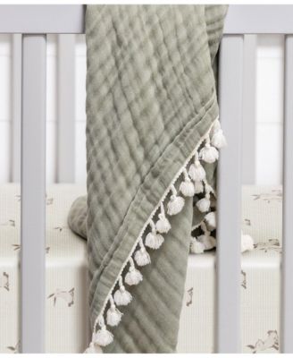 Cotton Bunny Fitted Crib Sheet