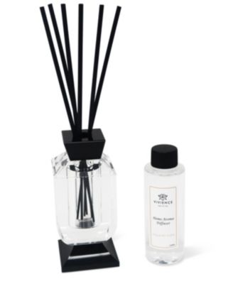 Black Accents Crystal Reed Diffuser, Lilly of the Valley Scent