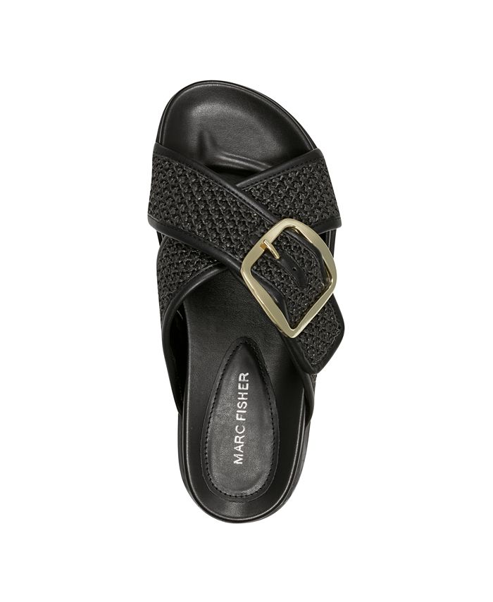 Marc Fisher Women's Pepita Open Toe Casual Gladiator Gray Size 9 M