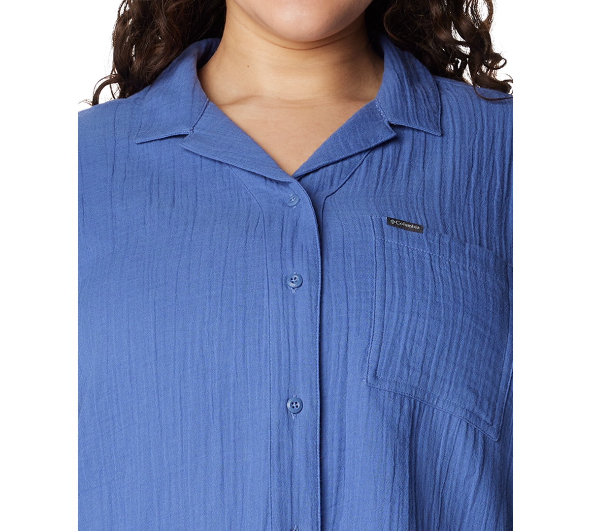 Columbia Plus Size Holly Hideaway Breezy Short-Sleeve Top