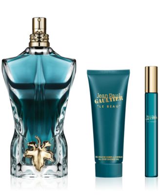 Jean Paul Gaultier Men's 3-Pc. Le Beau Eau de Toilette Gift Set