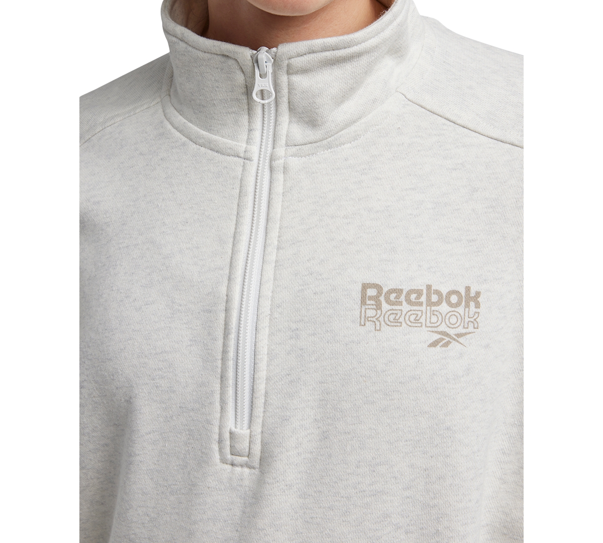 Reebok Women's Identity Brand Proud Quarter Zip Sweatshirt