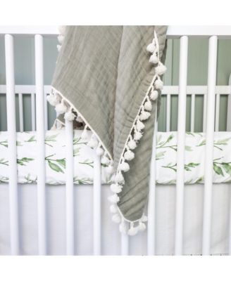 Parker Fitted Crib Fitted Sheet - Leaf