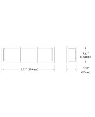 4.50" Metal Winston 15W Vanity Light with Diffuser