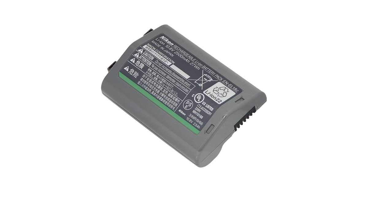 Nikon En-EL18c Rechargeable Lithium-Ion Battery Pack for D5 and D4 Cameras - Grey