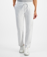 Style & Co Petite Mid-Rise Pull-On Pants, Petite & Petite Short, Created for Macy's - Silver Heather