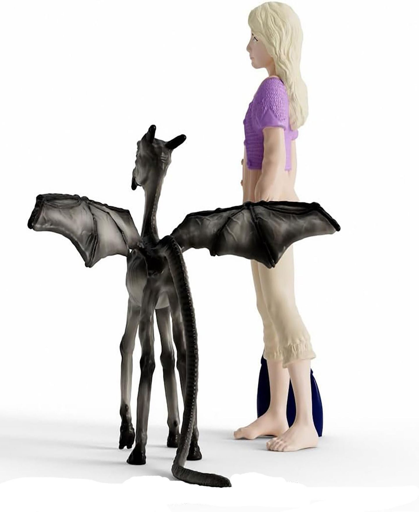 Детские фигурки Schleich Luna Lovegood Baby Thestral 2-Piece Figurine Set, Ages 6+ — фото 4