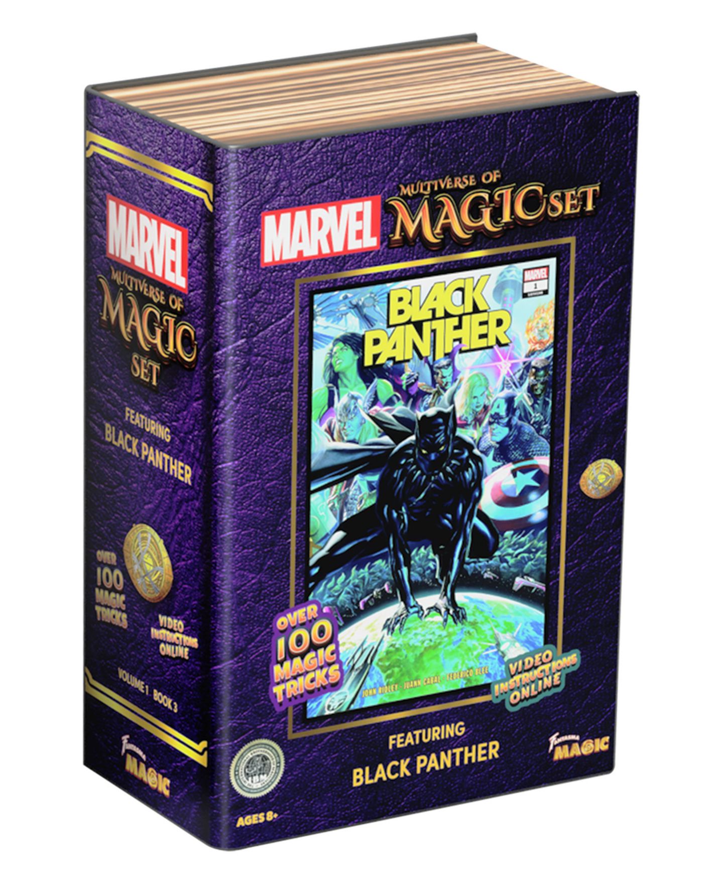 Детские игрушки Fantasma Marvel Magic Comic Book Set Black Panther over 100 magic tricks. Vol. 1 3 — фото 2