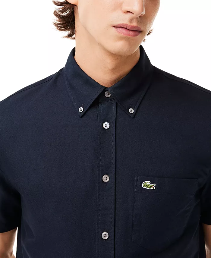 Men's Short Sleeve Button-Down Oxford Shirt - thumbnail 2