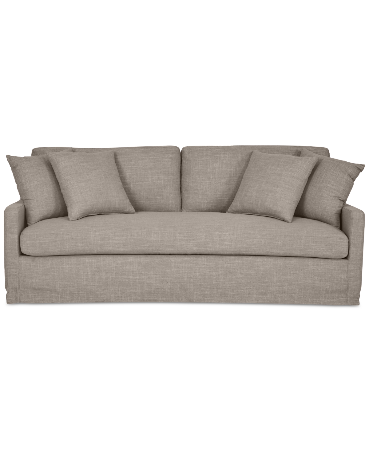 Macy's Keiffer 90" Fabric Sofa, Created For  In Peyton Slate
