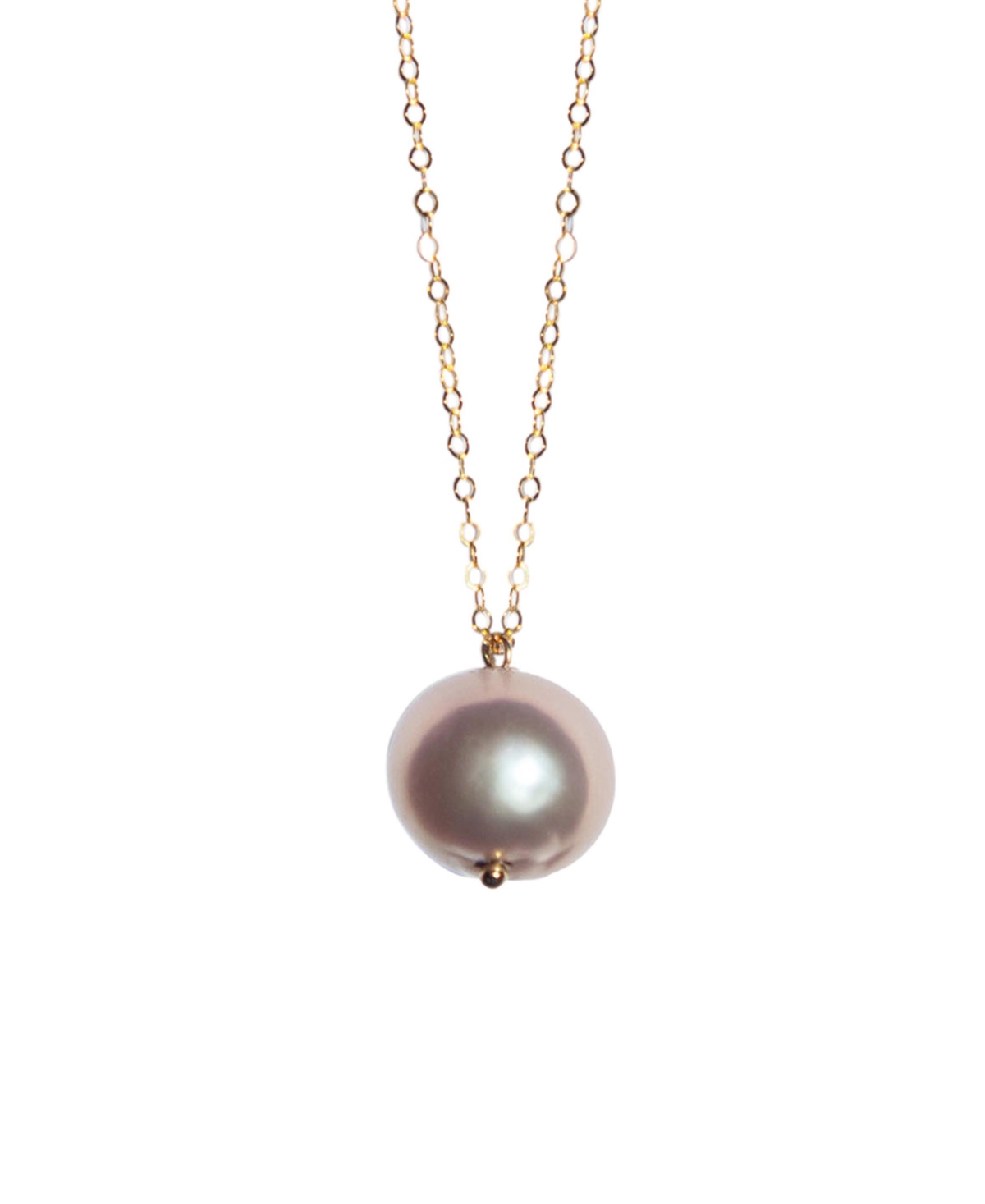 Sadie - Baroque pearl necklace - Open purple