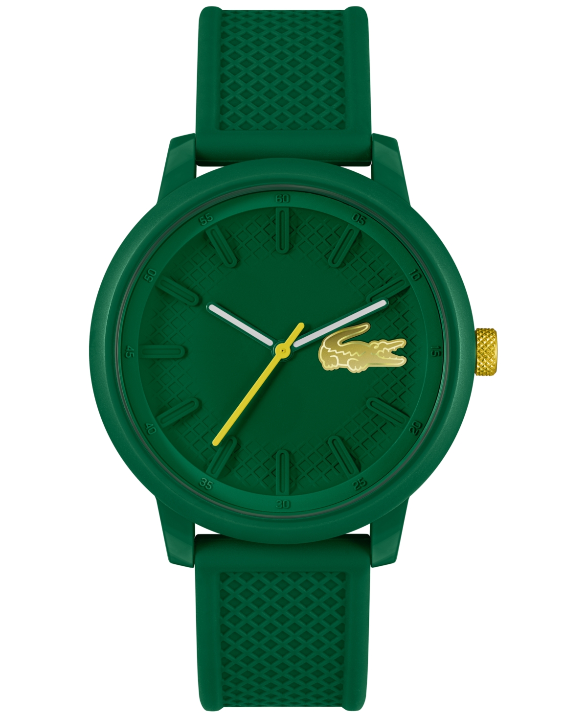 Unisex L.12.12. Green Silicone Strap Watch 48mm - Green