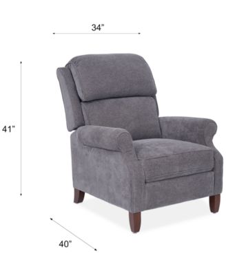 Morrilton 40" Fabric Push Back Recliner, Created for Macys 