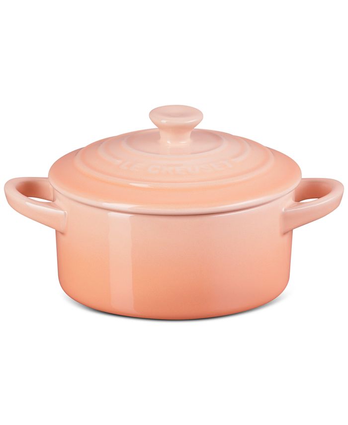 Le Creuset Stoneware Mini Round Cocotte with Lid - Macy's