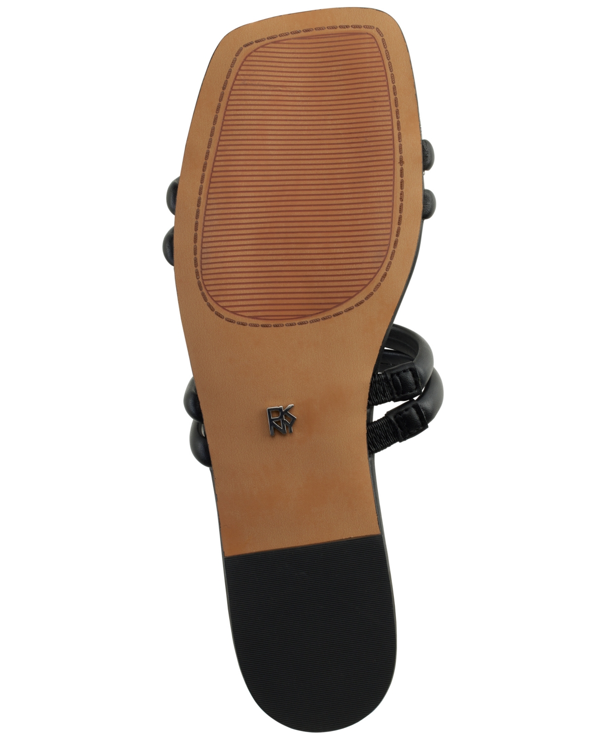 Shop Dkny Women's Dee Strappy Slide Sandals In Terracota