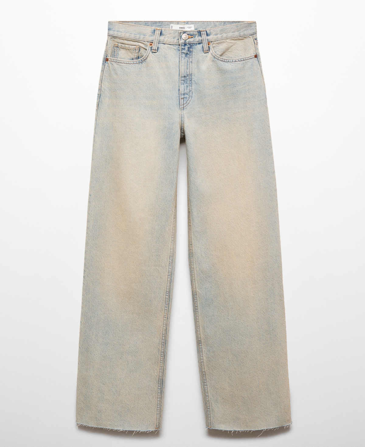Mango Women's High-Waist Wide leg Jeans