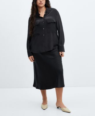 Women's Pockets Flowy Shirt