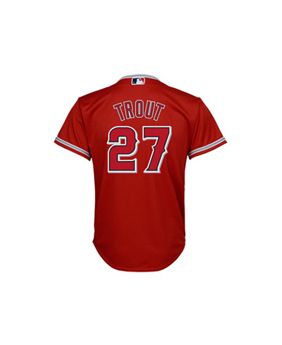 Majestic Boys' Mike Trout Los Angeles Angels of Anaheim Replica Jersey