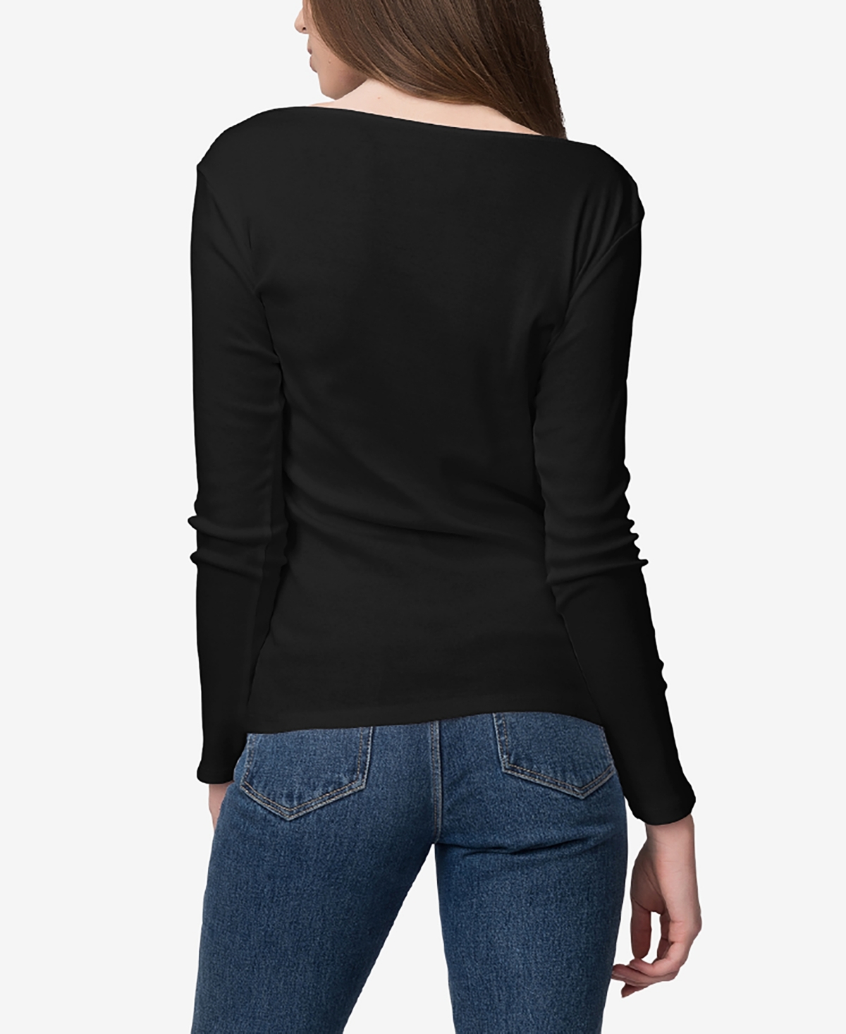 LA POP ART WOMEN'S WORD ART EXPLORE LONG SLEEVE T-SHIRT 
