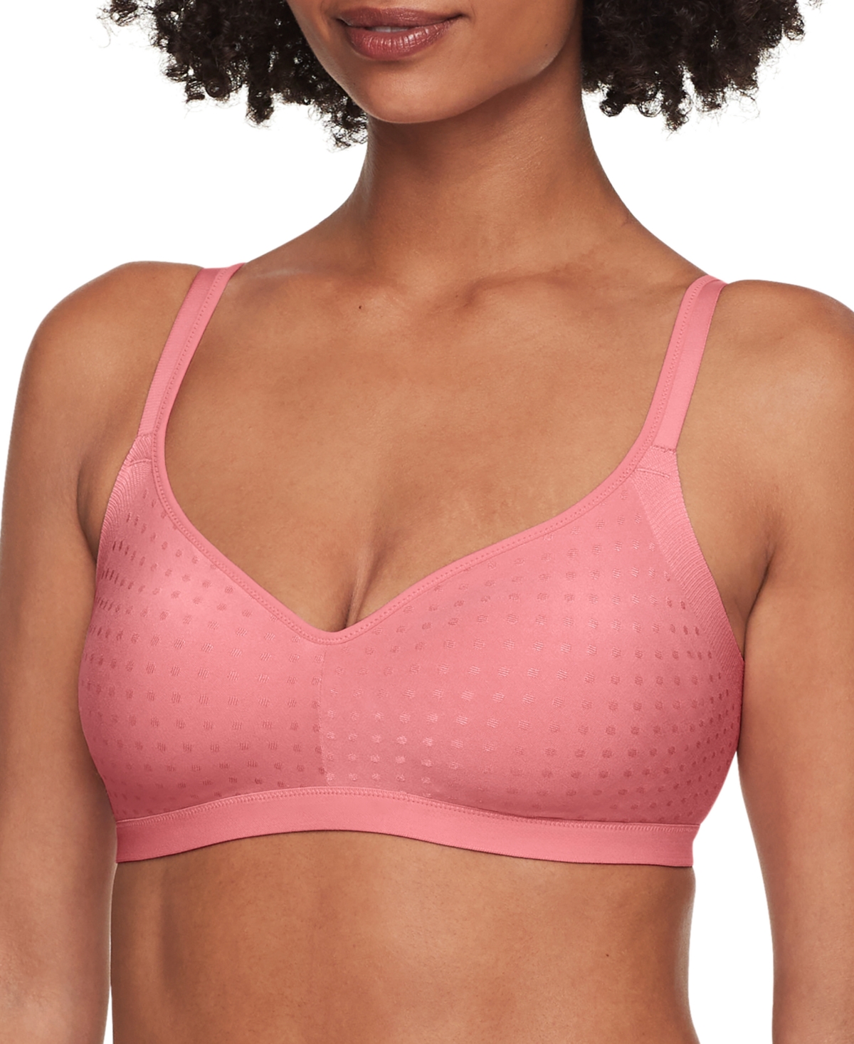 Women's Easy Does It Underarm-Smoothing Wireless Lightly Lined Comfort Bra RM3911F - Mauveglow