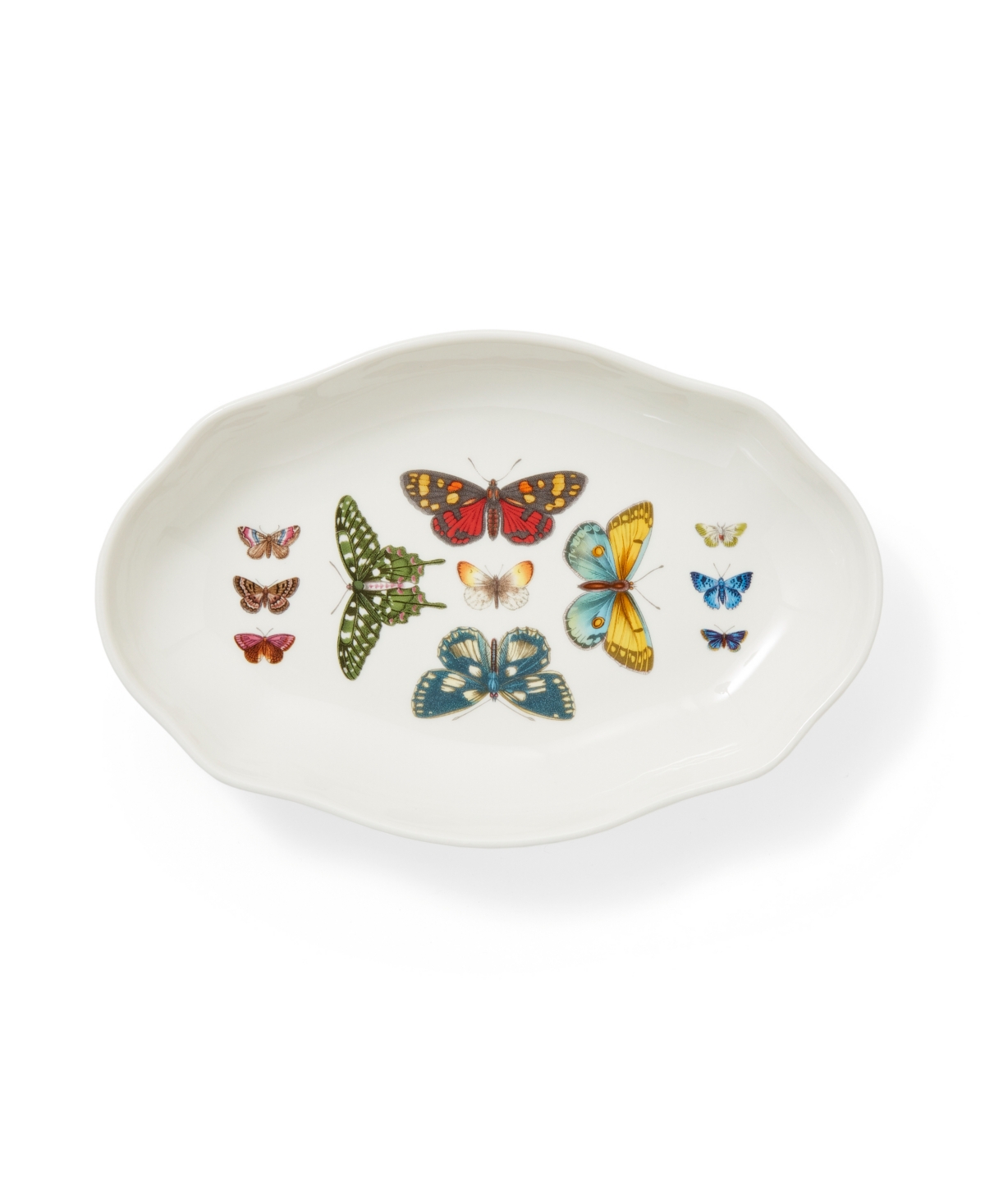 Portmeirion Botanic Garden Harmony Pickle Dish Set Of 2 In White
