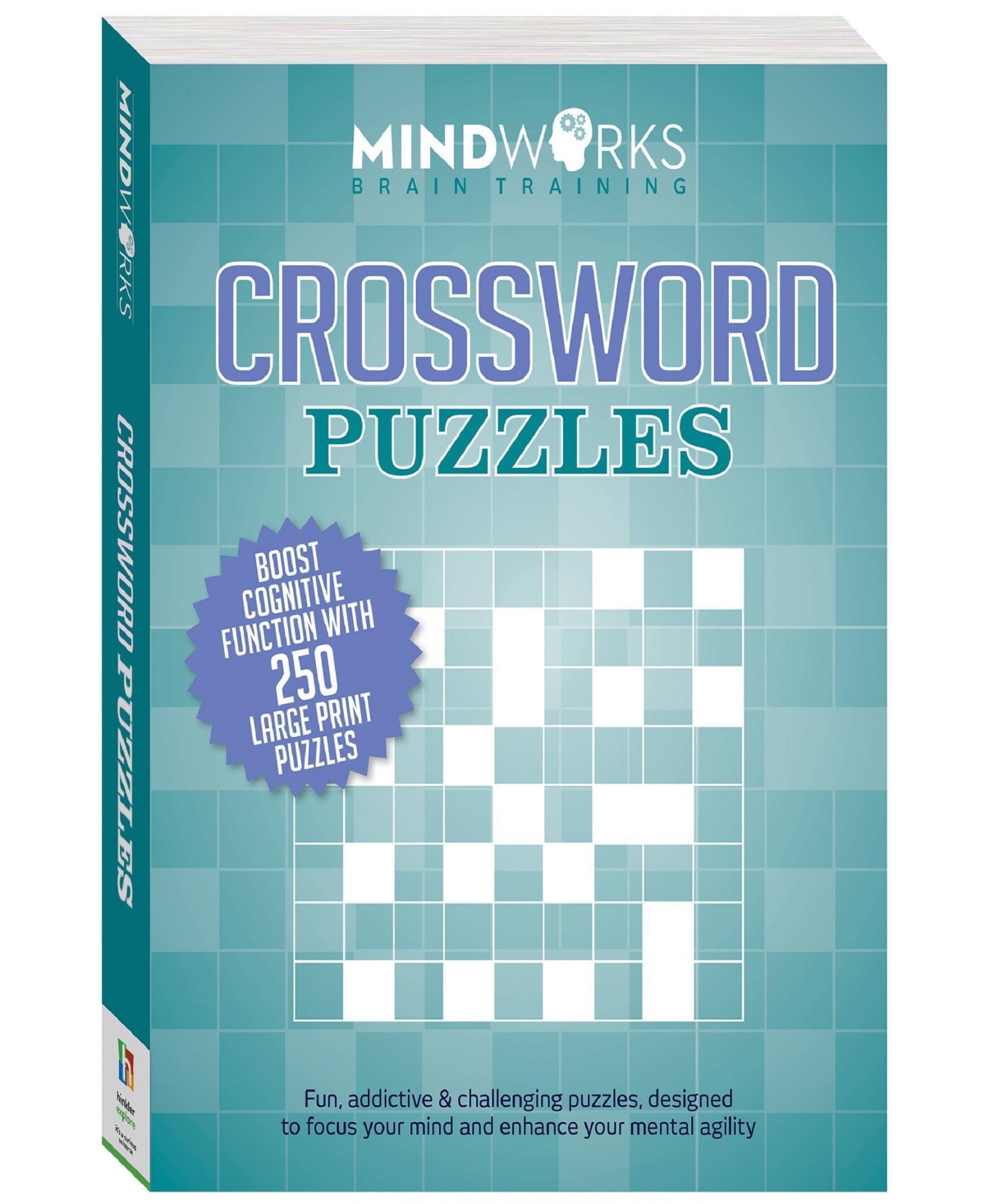 Mindworks - Crossword Puzzles Puzzle Book In Multi