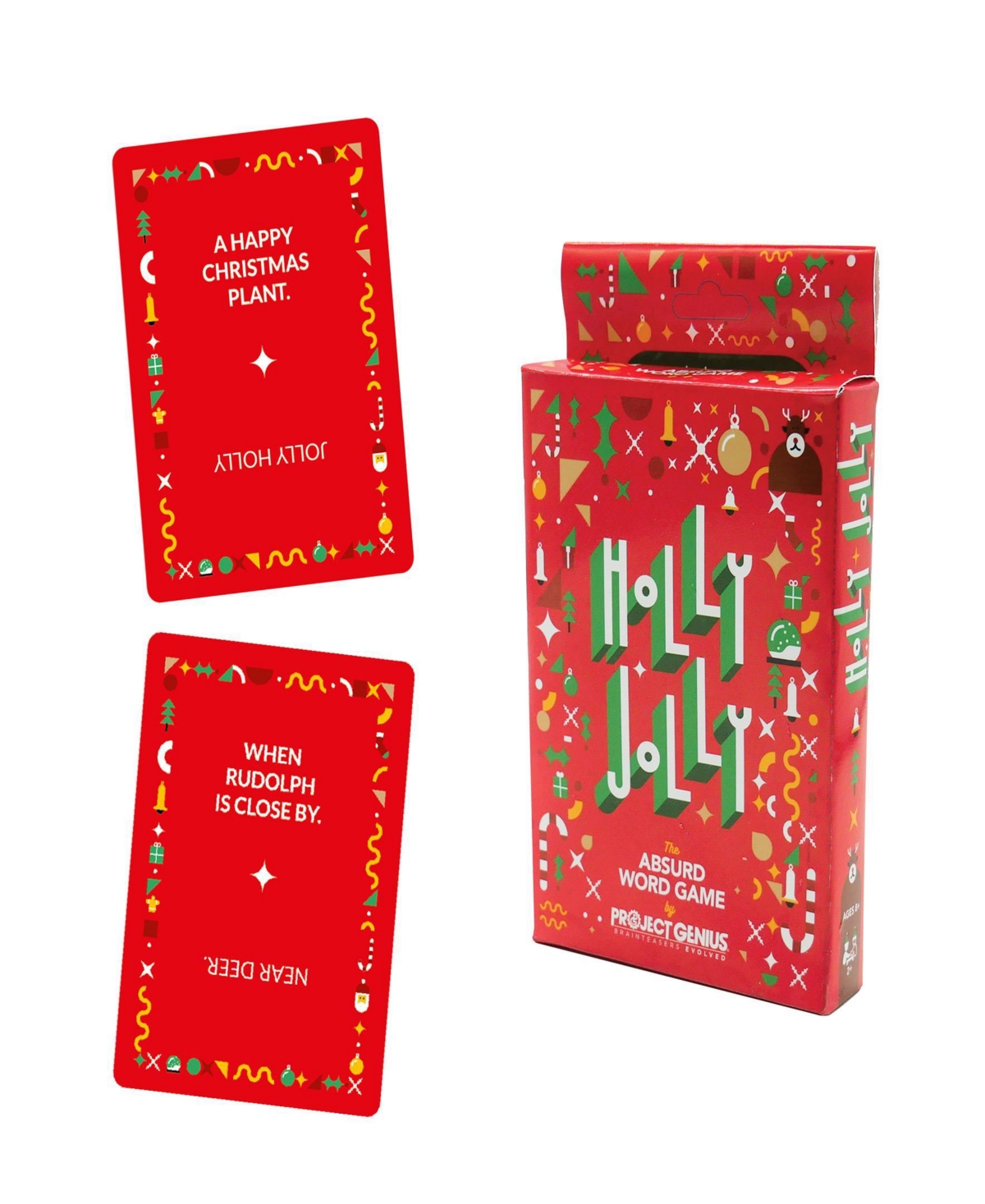 Project Genius - Holly Jolly Holiday Word Game In Multi
