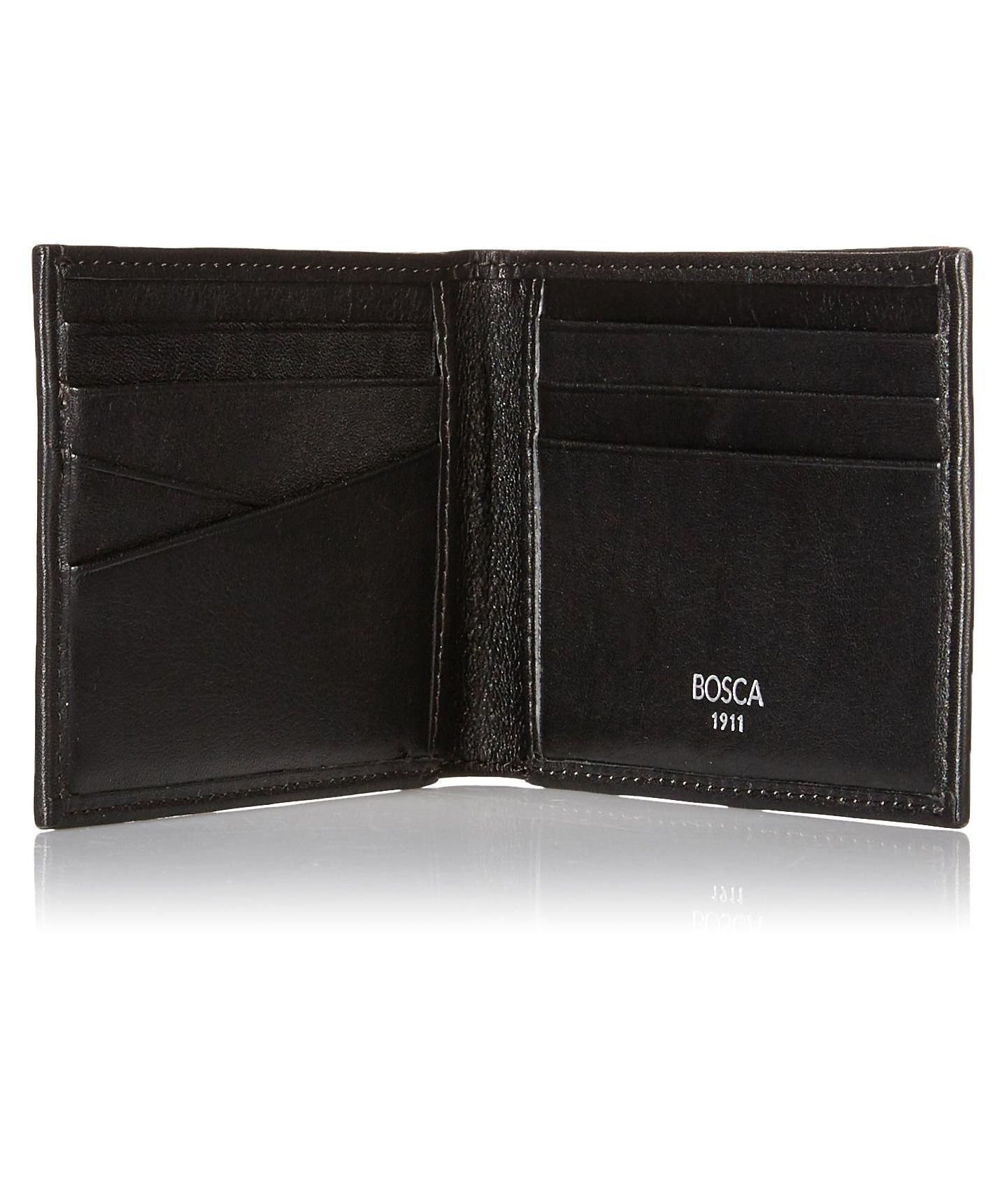 Мужской кошелёк Bosca Nappa Vitello Small Bifold Wallet RFID — фото 2