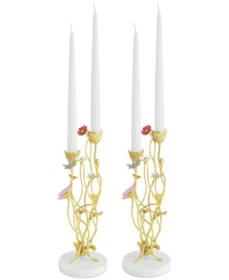 Wildflowers Candle Holders, Set of 2