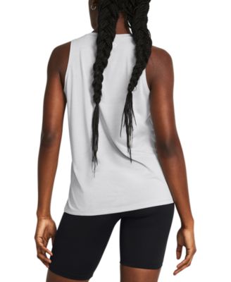 (取寄) アンダーアーマー レディース テック タンク ツイスト Under Armour women Tech Tank Twist Black/White Under Armour Women's Tech Twist Tank - Macy's