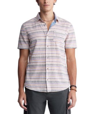 Buffalo David Bitton - Men's Sotaro Striped Short-Sleeve Shirt